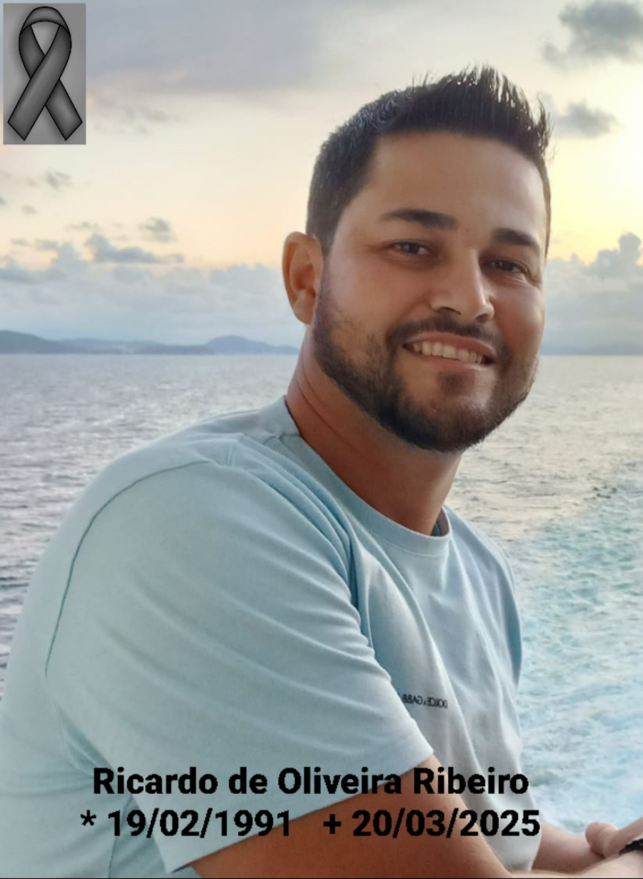 Faleceu aos 34 anos Ricardo de Oliveira Ribeiro